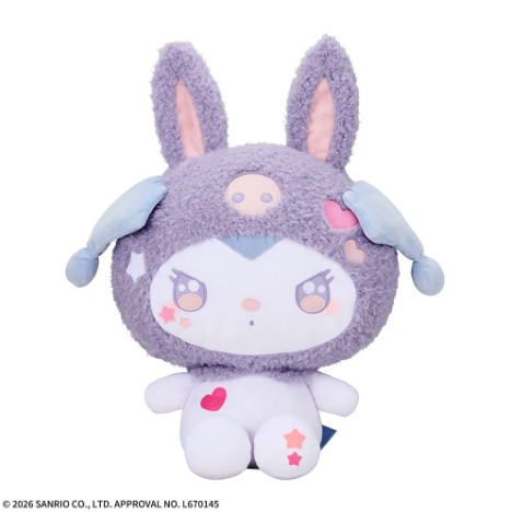 クロミ HBD Kuromi超BIGぬいぐるみ ゆるかわ サンリオキャラクターズ